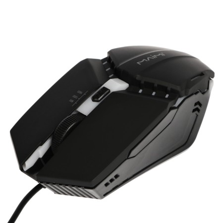 MAIMI S2 mouse, game, optical, wired, backlight, 1600 dpi, black