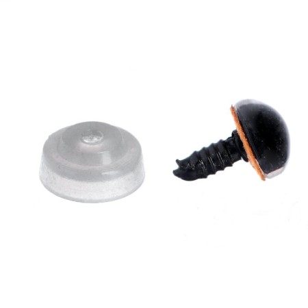 Pint's eyes with plugs, "sparkles" set of 34 pcs., Size 1 pc: 1.4 cm, brown color-1