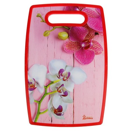 Board cutting plastic shade "Orchid", 30 × 20 cm
