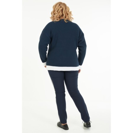 Female jumper, size 52, blue color-4