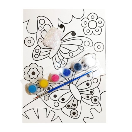 Set for creativity. Coloring with sparkles "Butterflies"-3