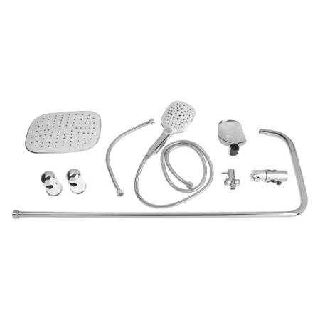 Bowing system Zein Z1005, tropical and hand watering can 3 modes, hoses, stand, soap dish-8