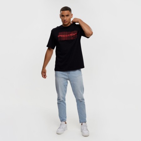 President T -shirt, size s, black color-4