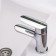 BouOU B8274-1J shell mixer, 102 mm pouring, single-leaf, brass, chrome