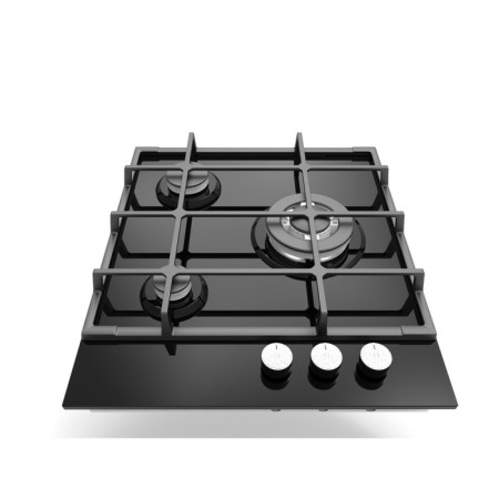 Job Lex GVG 431 BL, gas, 3 burners, black glass-1