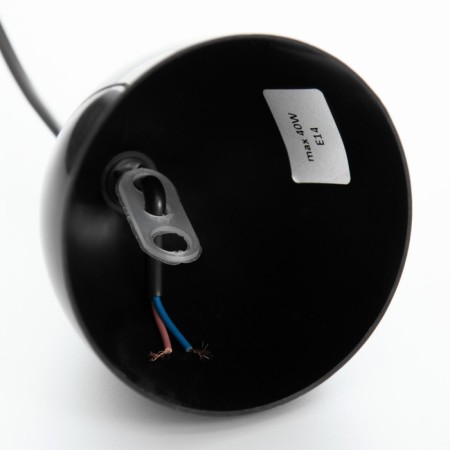 Lamp Bayerlux dome 1x40W E14 black 35x35x84cm-8