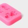 Mold "Three Babies", silicone, 7.5 × 5 × 1.5 cm, color mix