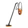 Steiring KitFort KT-9158-2, 1300 W, 0.95 l, 35 g/min, heating 25 seconds, black-orange