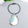Browler Metal on the cable "Penguin with Flower" Emal 9.7 cm