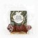 Hair gum for hair "Dreams will come true", brown, diam. 10 cm