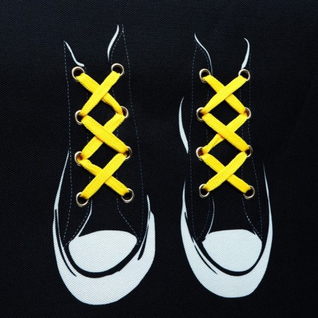 Textile folder calligrata "sneakers", 35 x 27 x 7 cm-2