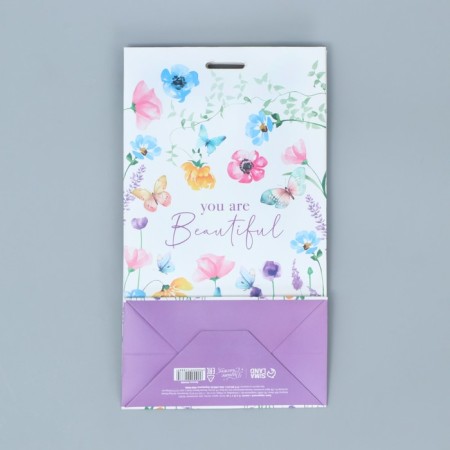 Gift package with a ribbon, packaging, “beauty inside”, 13 x 23 x 7 cm-5