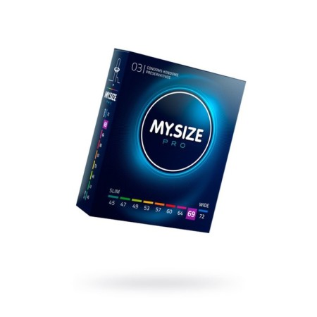 Condoms My.size, latex, 22.3 cm, 6.9 cm, 3 pcs.