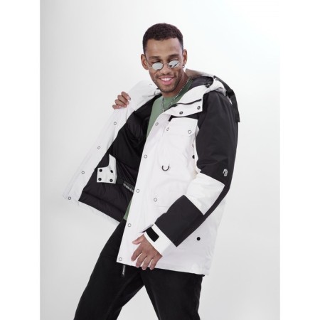 Ski jacket men's, size 50, white color-11