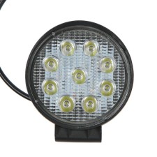 Farah LED Off Road 115 mm, round, 12V/24V, 27W, 6000K, SkyWay, 9 diodes, high light S07201017