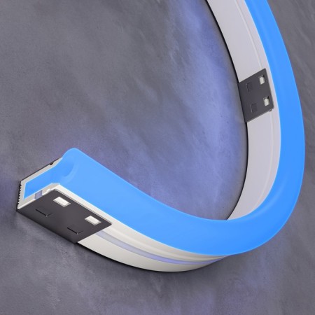 Flexible neon Led Strip, IP67, 9.6W/m, LED, glow blue-4