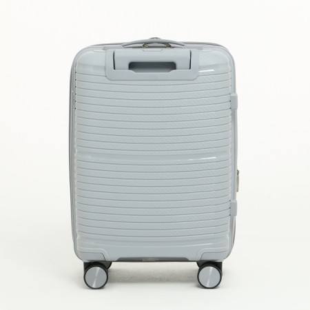 Small suitcase 20 "On a zipper, code lock, 4 wheels, color gray color-2