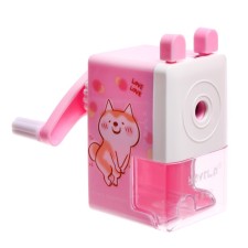 Mechanical sharpener with container 
