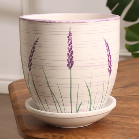 Flower Lavender Pot