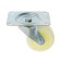 Furniture wheel, d = 25 mm, reinforced, without brake, white