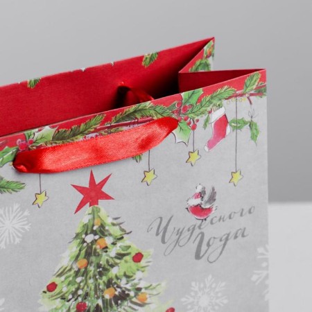 Craft vertical “New Year miracle”, 23 x 27 x 11.5 cm, New Year-4