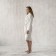 Tao robe, size m, cream color