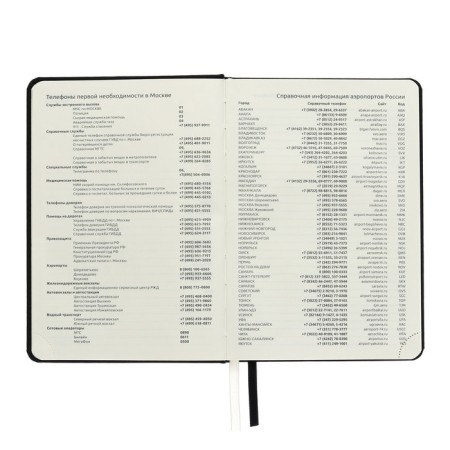 Leduced Diary A5, 160 sheets, Devente.emblem, firm cover of artificial leather with foam rubber, lies, block 70 g/m2, black-3