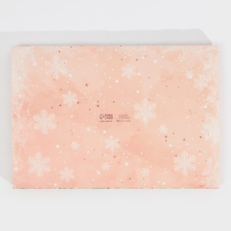 Box for Capcake "Winter Flowers", 23 x 16 x 11.5 cm, New Year-4
