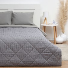 Lovelife 2PP Gray Cage 180*210 ± 5cm, Novosatin, 100%p/e