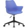 Computer chair Tulin plastic/eco -leather, black/blue 60x60x83 cm