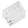 Reference line 20 cm Istanm "Multiplication Table", transparent, colorless