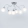 Ceiling chandelier Citilux "Luciana" CL147161, 62x62x29 cm, 6x60W, E14, color gray