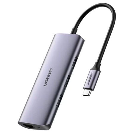 USB concentrator 4 in 1 (hub) ugreen 3 x USB 3.0, RJ45 (60718)