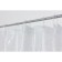 Prisma bathroom curtains, 180 × 200 cm, PVC, white color