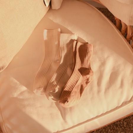 Nosk children's SL Home 3 pairs, rr 20-22, milk/beige-1