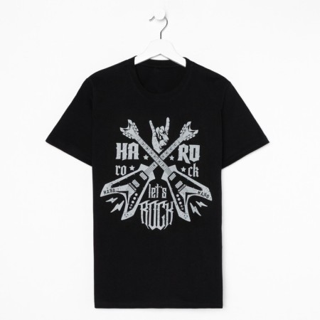 Male T -shirt "Rock" p. 54, black-4