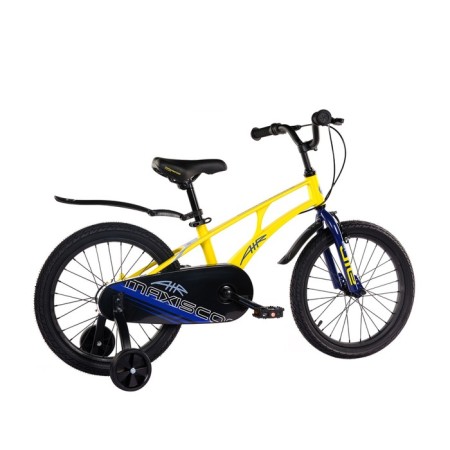 Bicycle 18 ’’ maxiscoo Air standard, yellow matte color-3