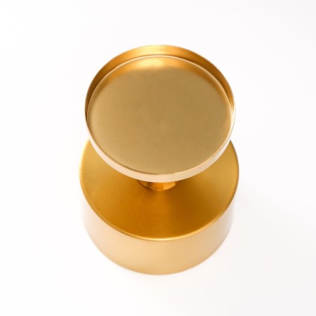Summary Metal for 1 candle d = 7.5 cm "Aessio" gold 9x9x12 cm-2