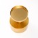 Summary Metal for 1 candle d = 7.5 cm "Aessio" gold 9x9x12 cm