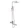 Shower system FMARK FS8145-35, tropical shower, shower set, mixer, satin