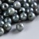 Beads for creativity "Pearls Dark Silver" set D = 0.8 cm 20 g