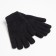 Gloves female two -layer minku plain, size 6.5, black color