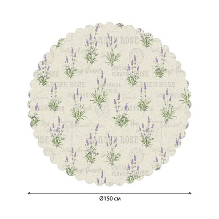 The tablecloth on the table "Sage", Round, Saten, D = 150 cm-1
