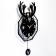 Watch walls, series: pendulum, "hunter", smooth move, 35x66 cm