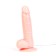 Vibrator Oka-Khpoki, Realist, 18 x 3.5 cm, rotation, on suction cup, with PU, bodily