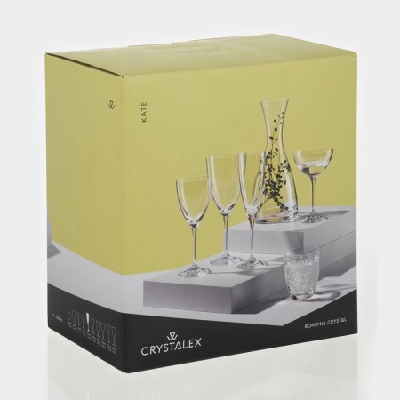A set of glasses for champagne "Kate", 220 ml, 6 pcs-6