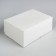 Packaging for 6 cupcakes without a window, white 25 x 17 x 10 cm