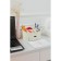 Organizer "Knitting", with a box, color white rattan