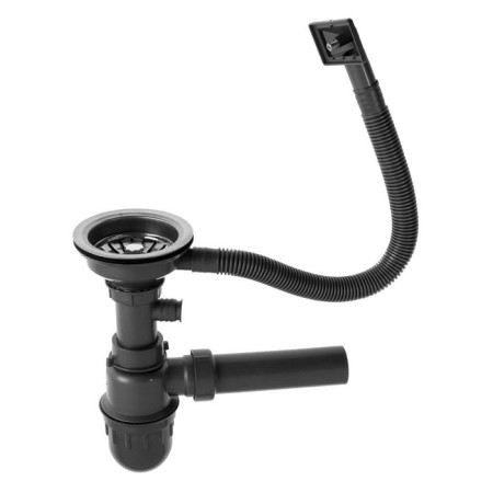 Kitchen Mixline 528191 washing, 0.6 mm, 57x45x16 cm, right, out. 3 1/2 ", siphon b/hof-3