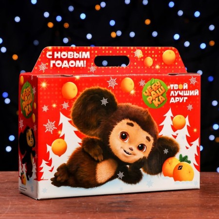 Gift box "Cheburashka", Broad portfolio, 31 x 8.5 x 20.3 cm-1